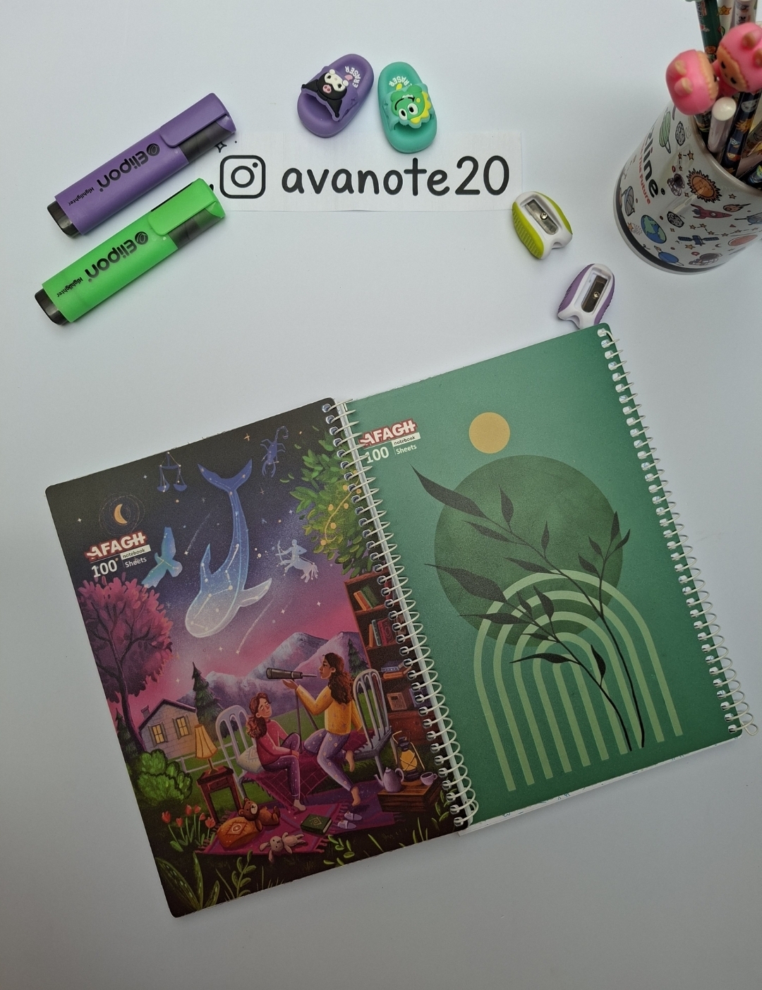 دفتر ۱۰۰ برگ سیمی طرح کلاسیک